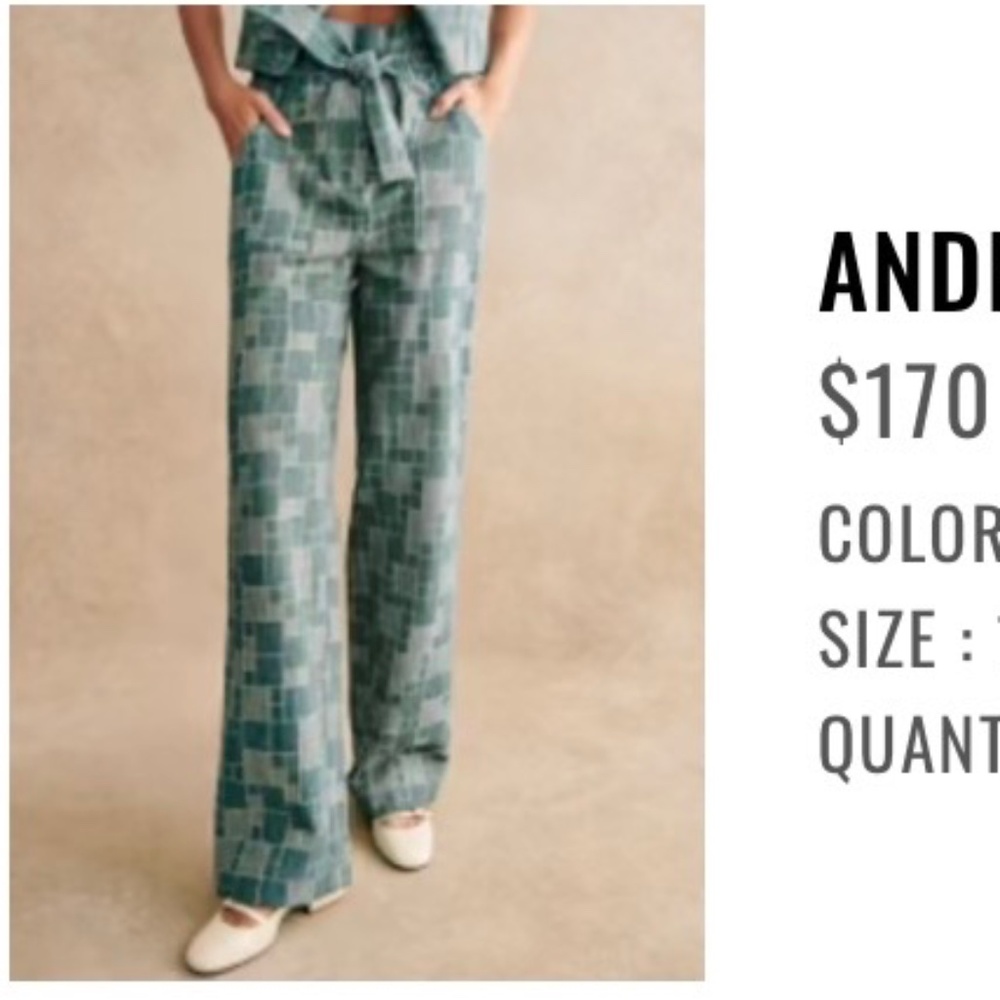 Sézane Andreas pants size 14 US